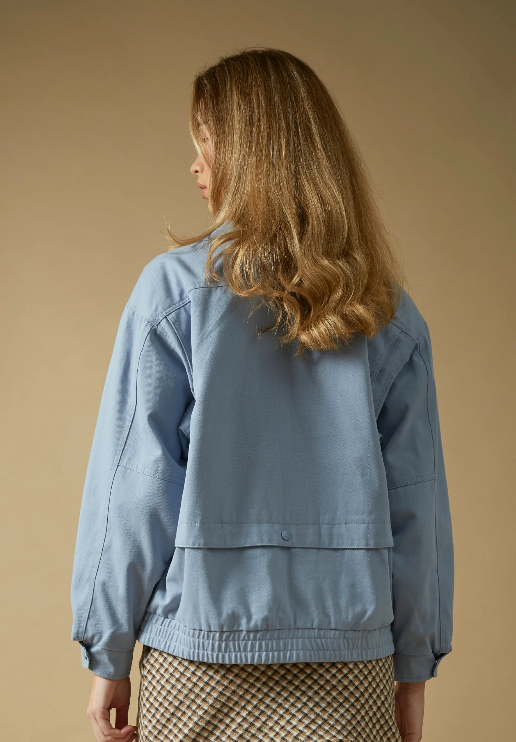 BABY CHECK HARRINGTON JACKET - Image 4