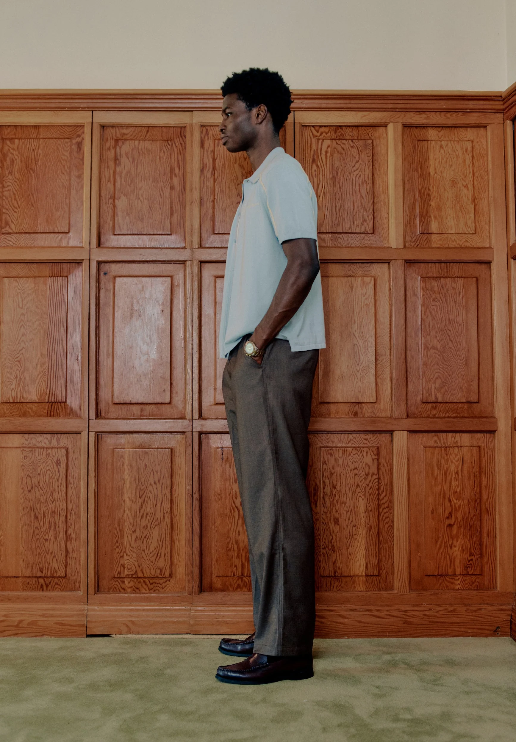 BUTTON DOWN KNITTED POLO - Image 4