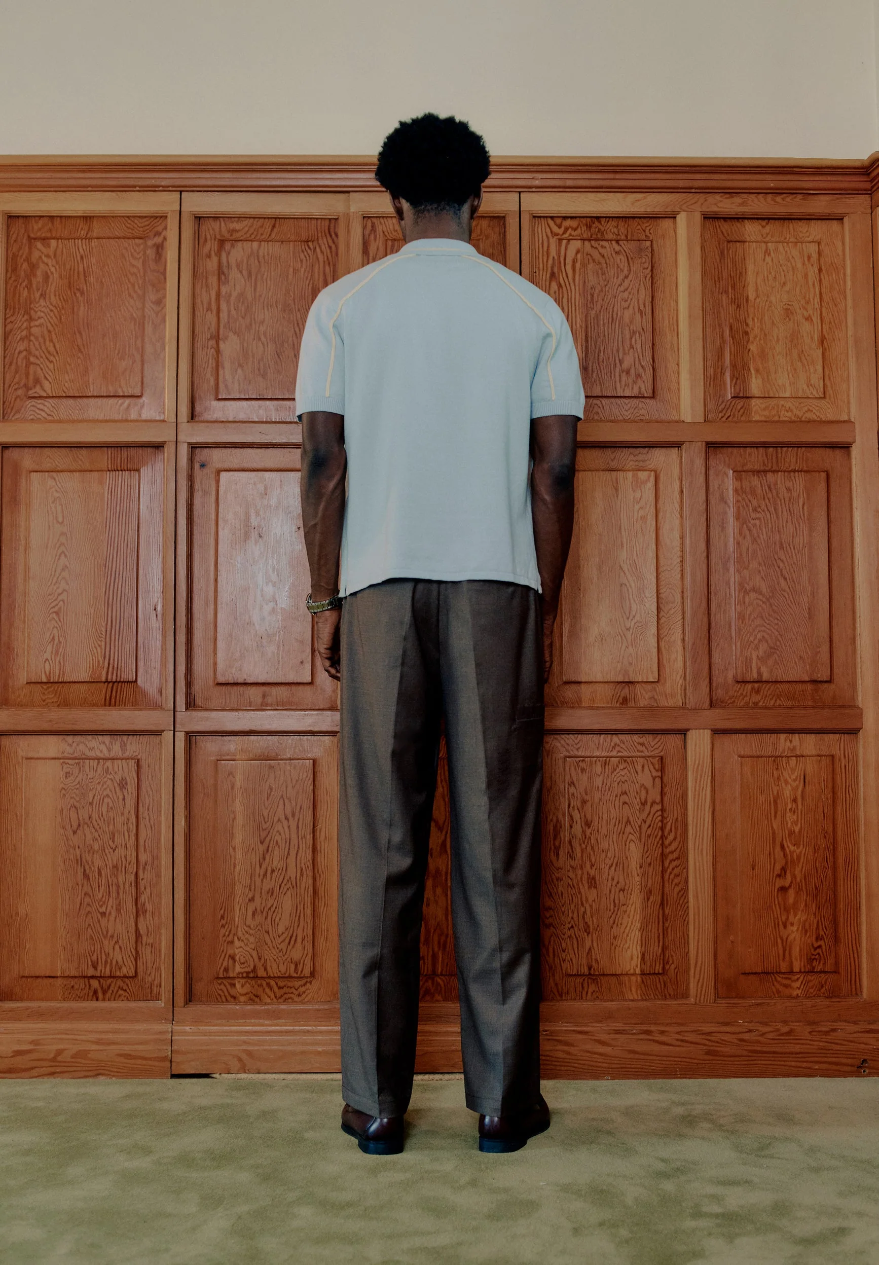 BUTTON DOWN KNITTED POLO - Image 5