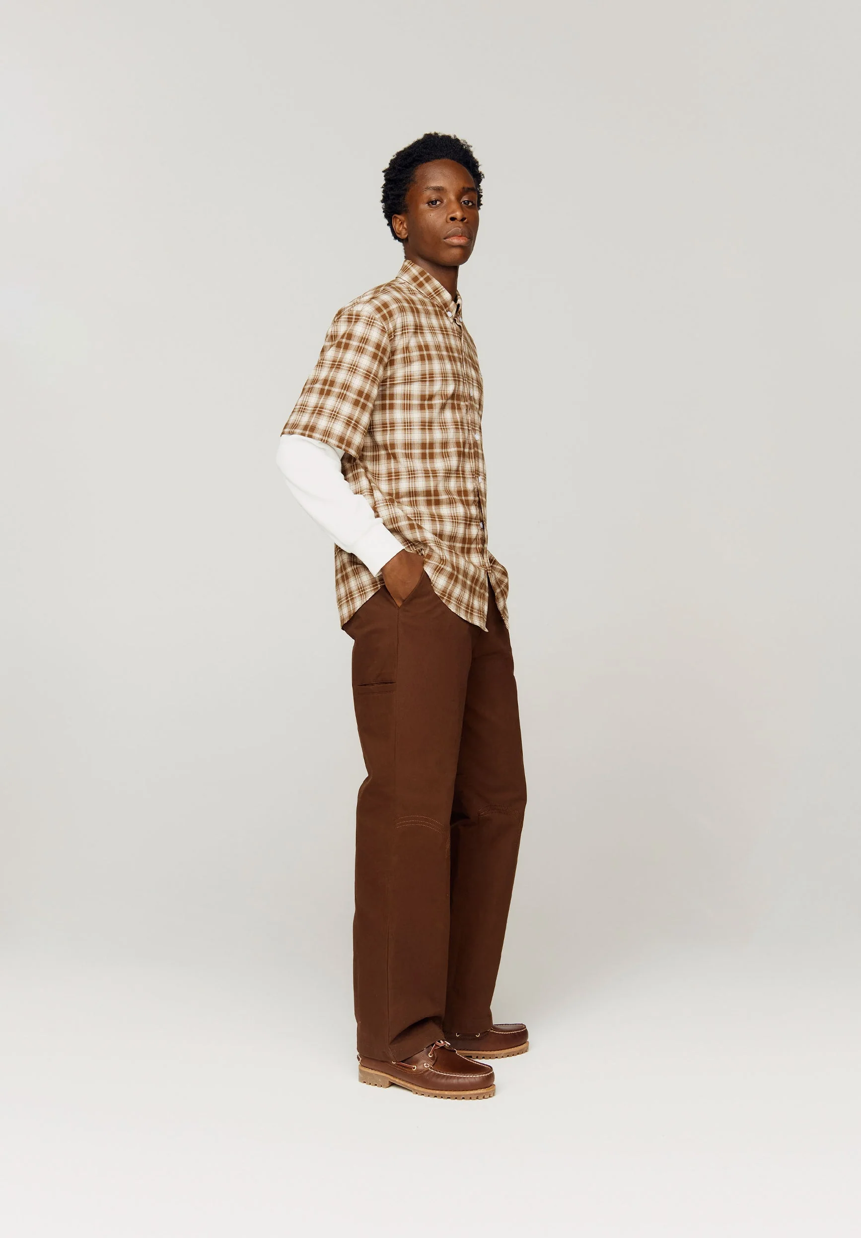 DOUBLE LAYERED BUTTON DOWN - Image 5