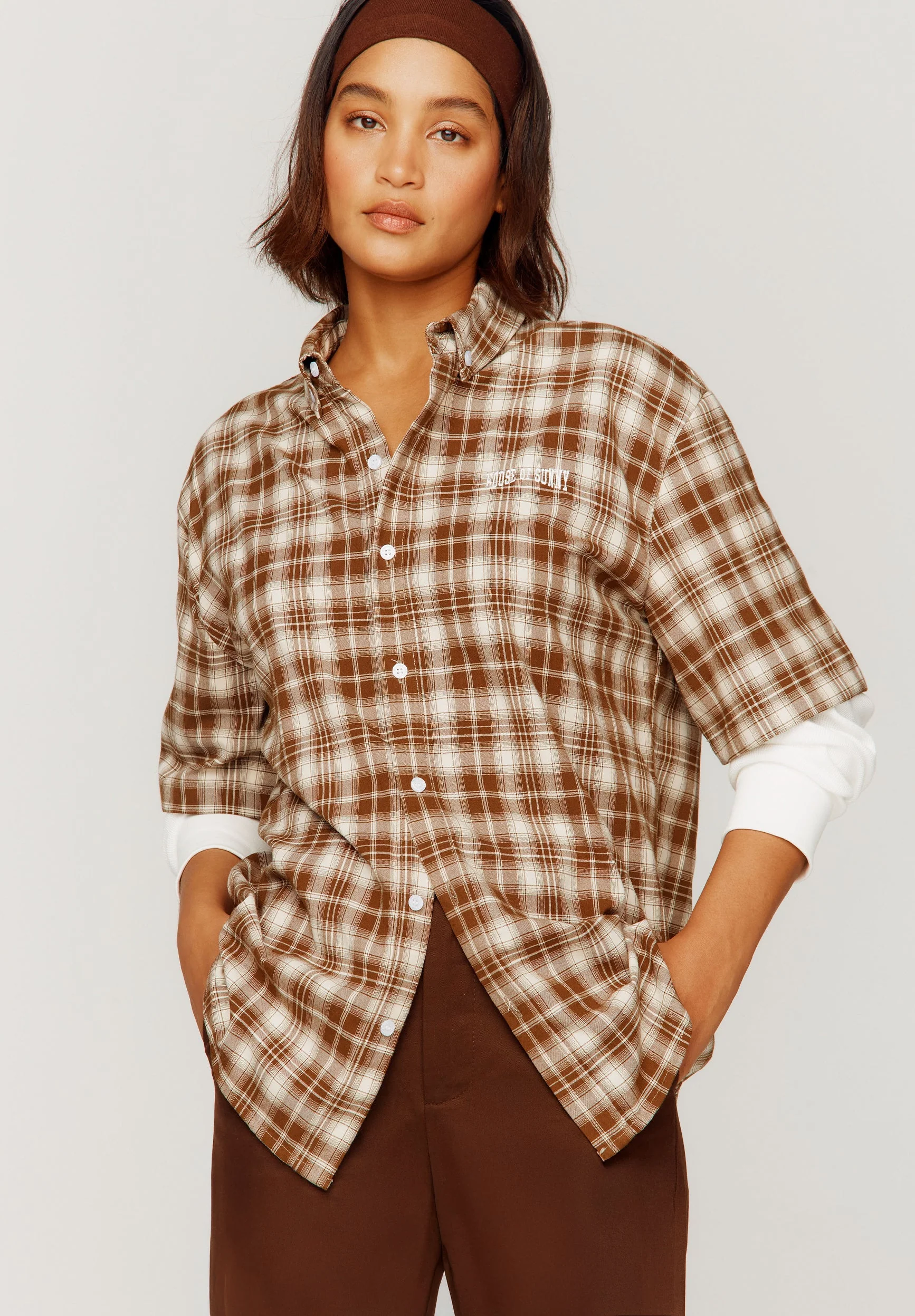 DOUBLE LAYERED BUTTON DOWN - Image 3