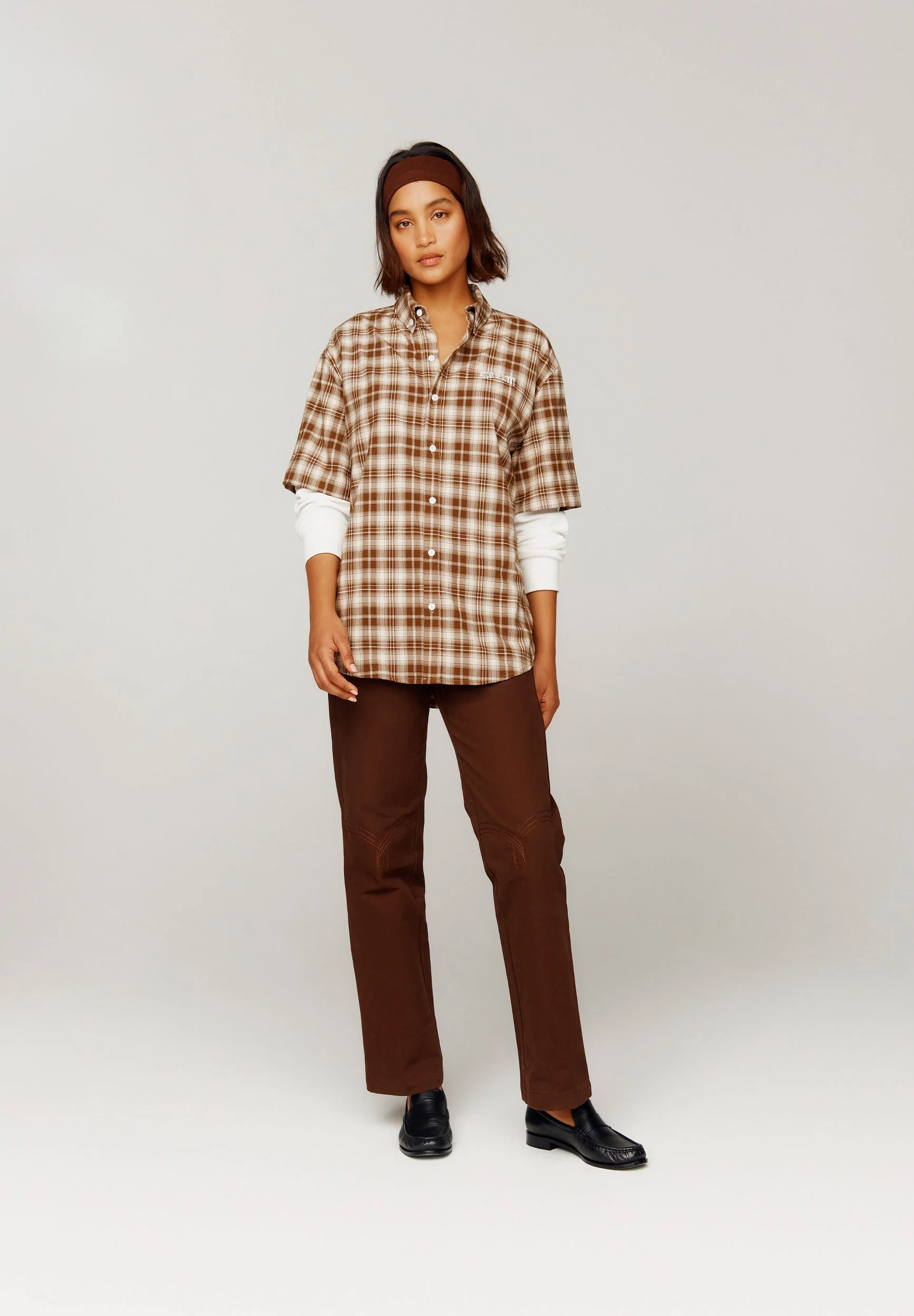 DOUBLE LAYERED BUTTON DOWN - Image 4