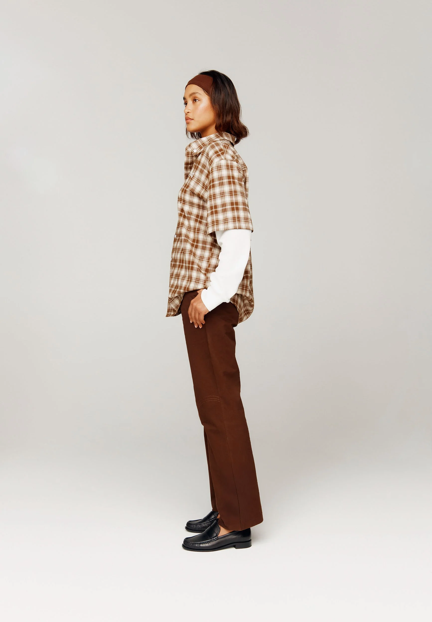 DOUBLE LAYERED BUTTON DOWN - Image 6