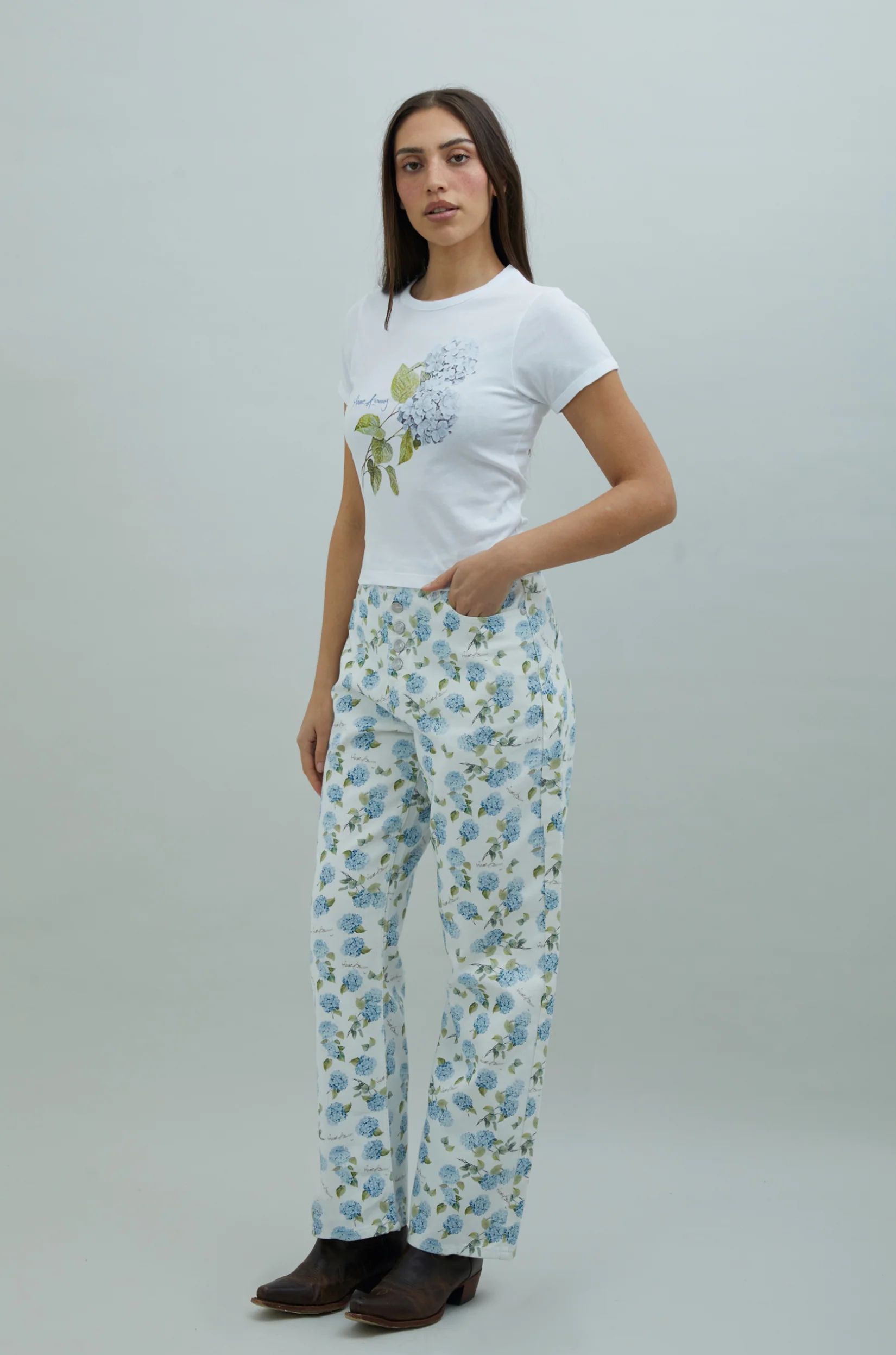 HYDRANGEA BABY TEE - Image 3