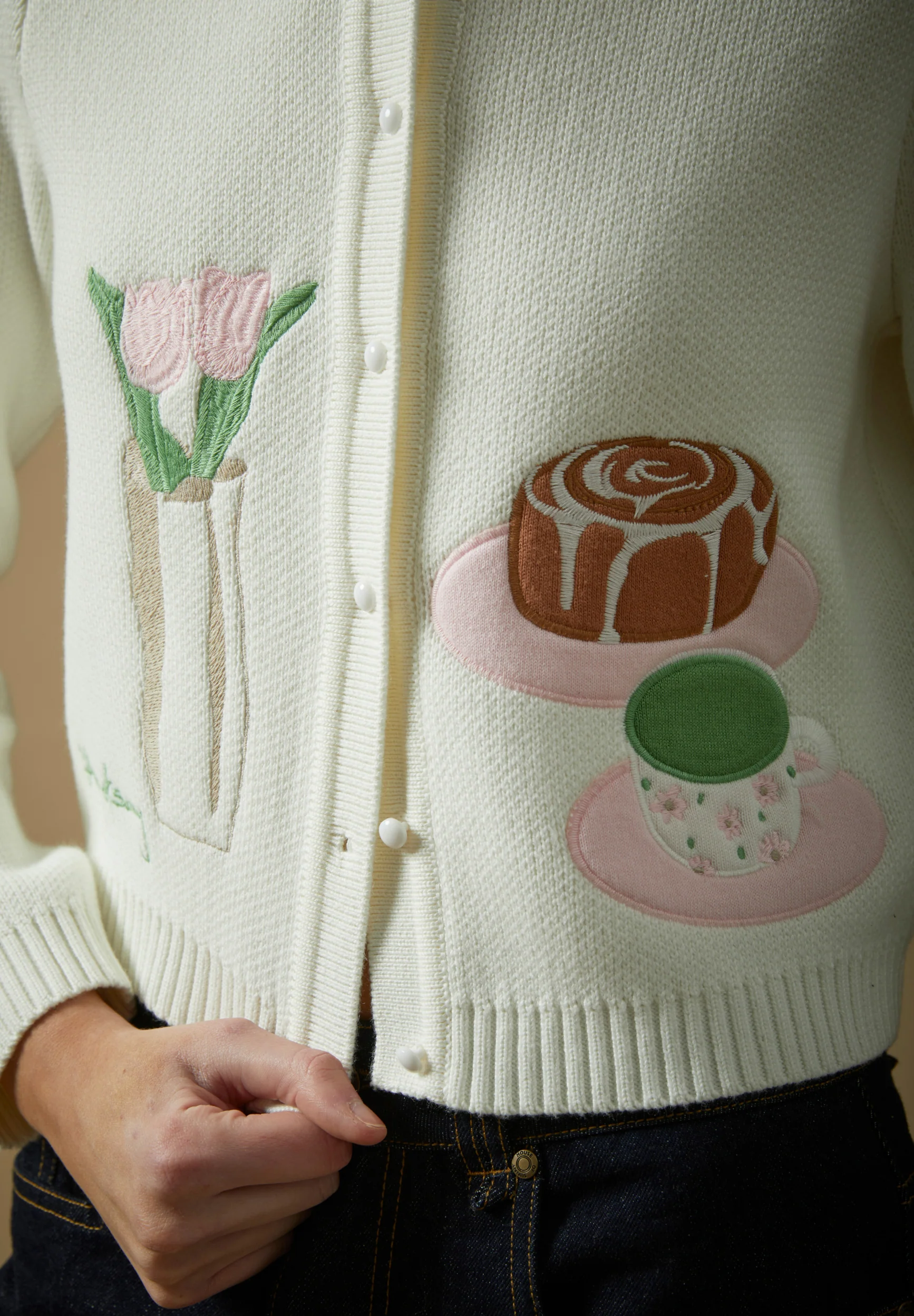 MATCHA-ING MY MOOD CARDIGAN - Image 7