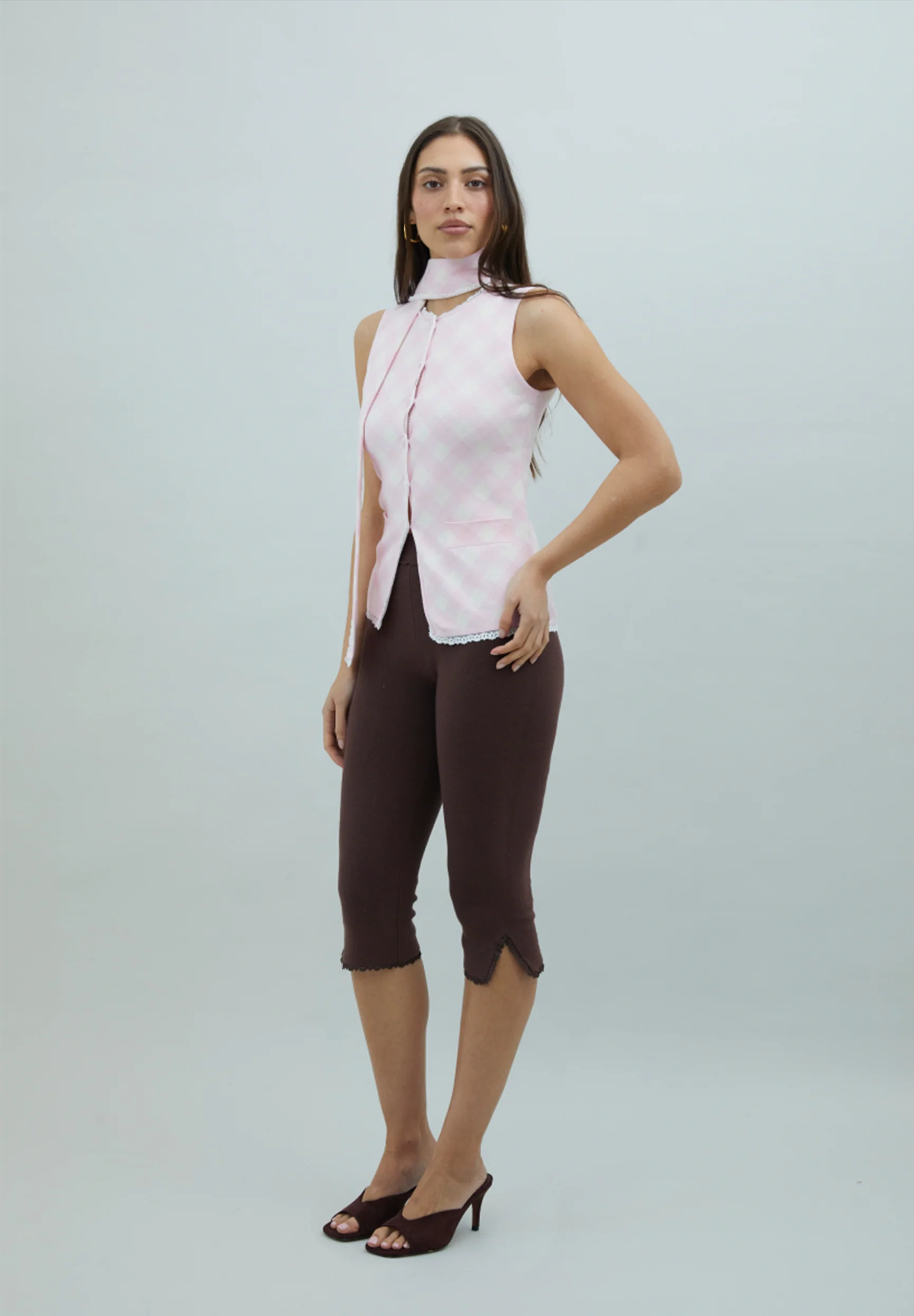 PINK LADIES PEGGY VEST - Image 3