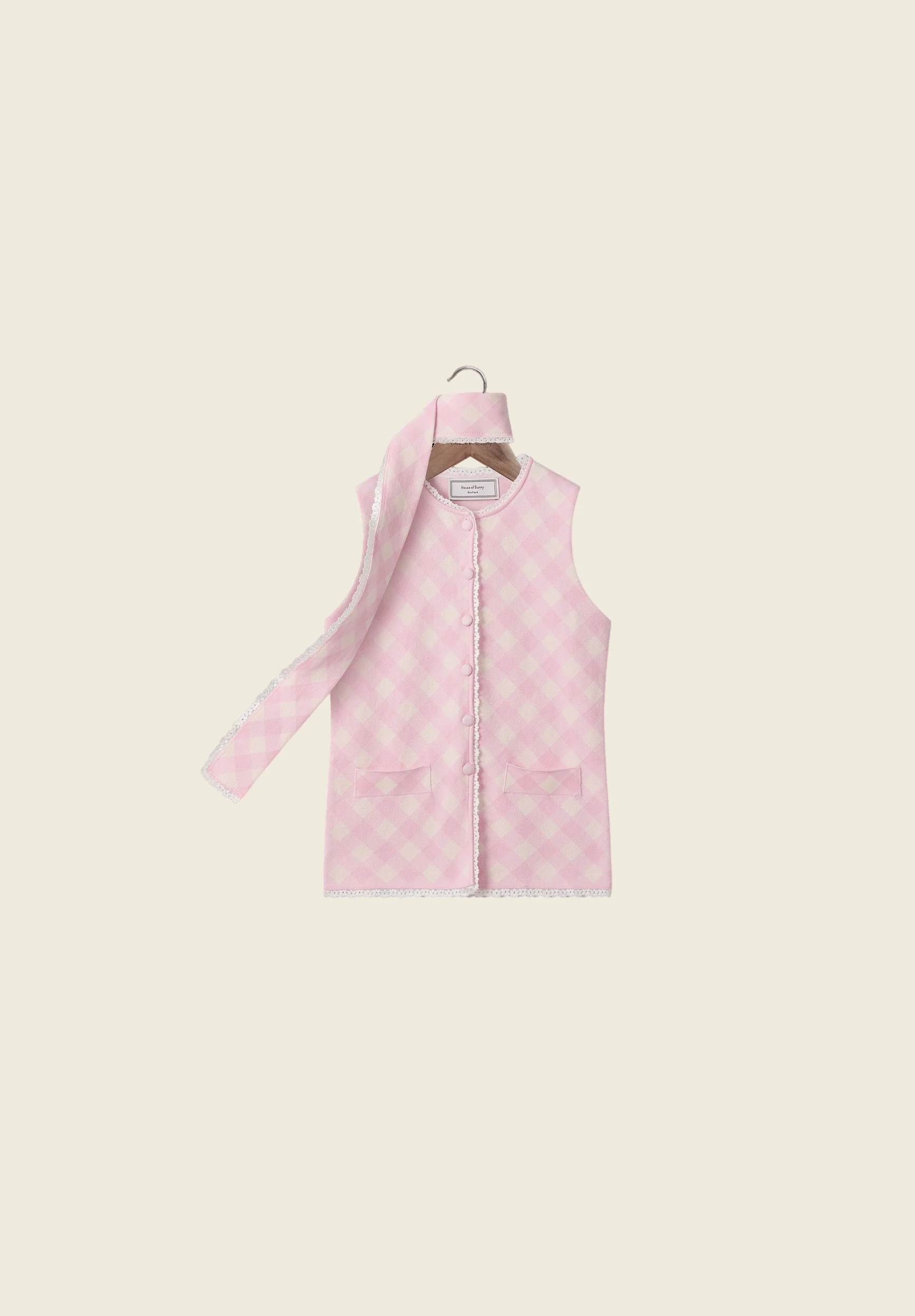 PINK LADIES PEGGY VEST - Image 7