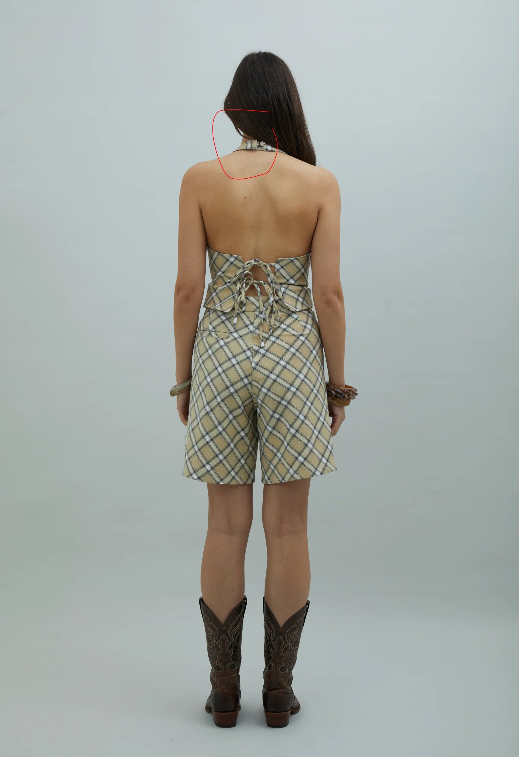 SLOANE CHECK SHORT - Image 5