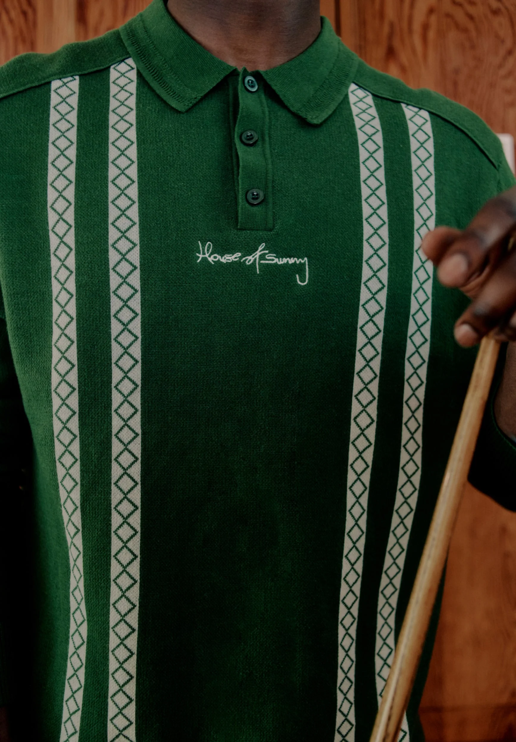 STRIPE KNITTED RUGBY SHIRT - Image 3