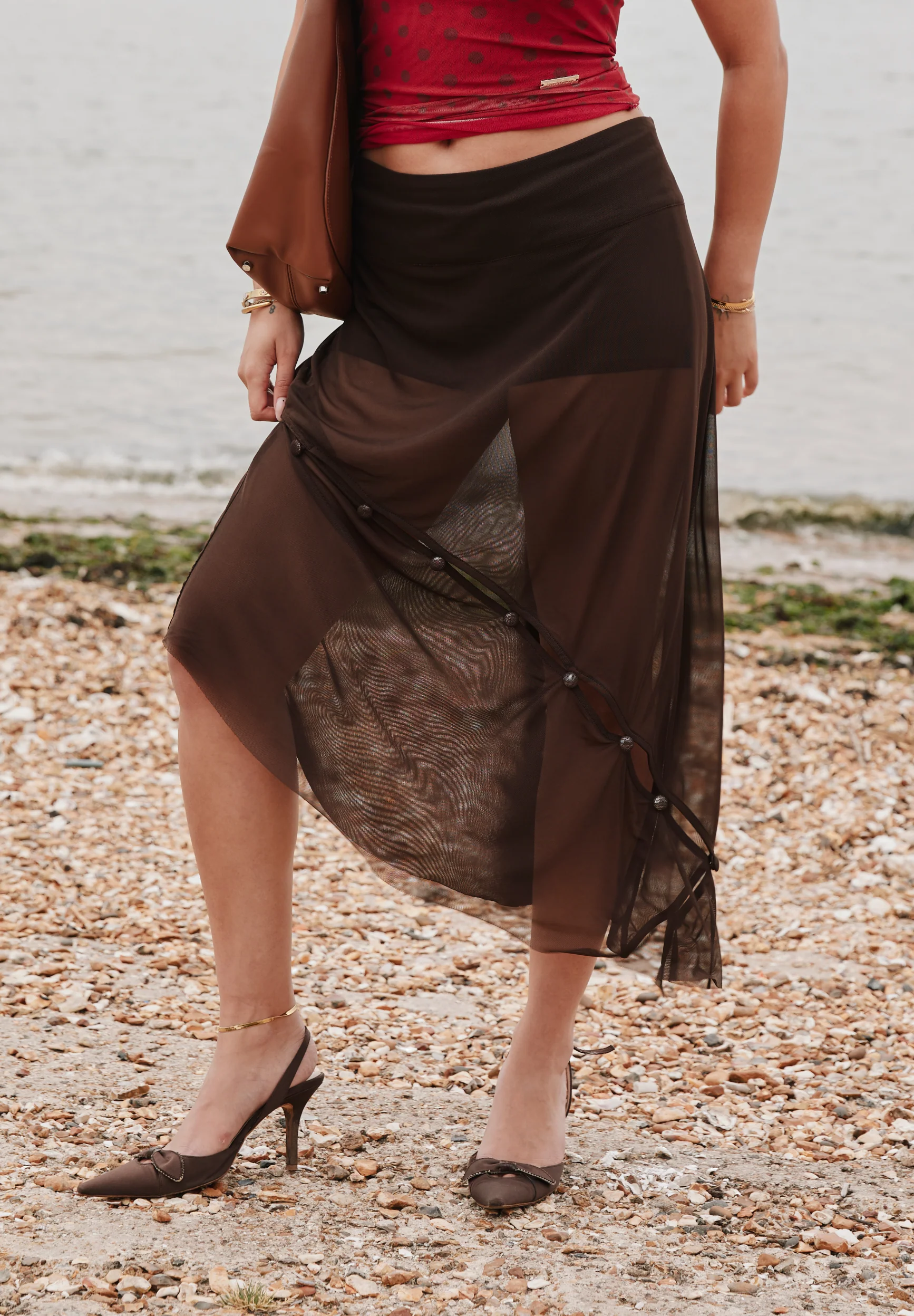 THE ROSEWOOD MESH SKIRT - Image 3